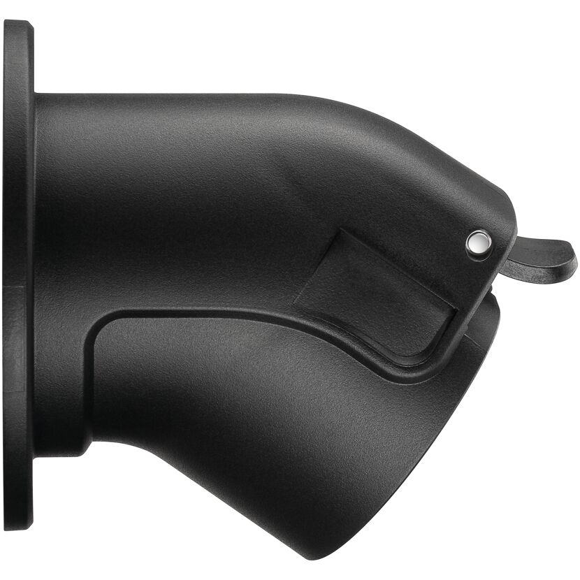 Schwarze Wandhalterung