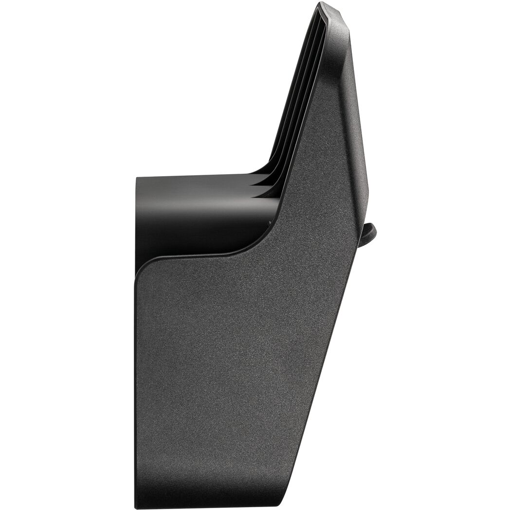 Schwarze Wandhalterung für Laptop