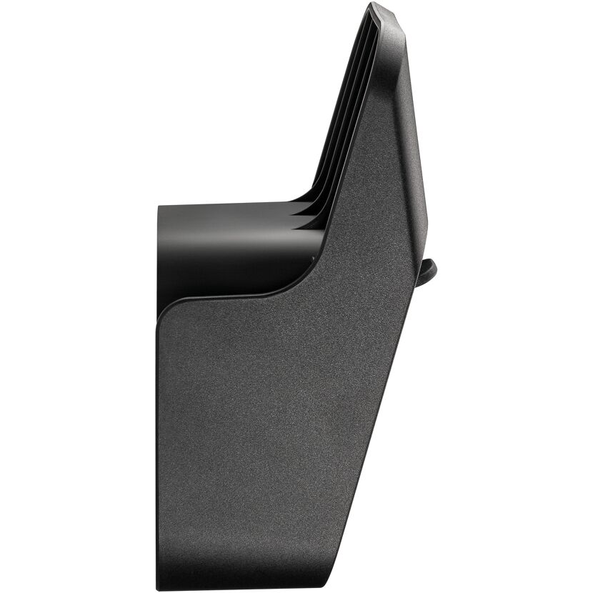 Schwarze Wandhalterung für Laptop