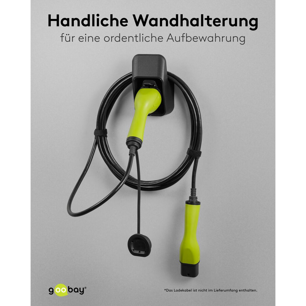 Wandhalterung für Typ 2 Ladestecker