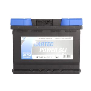 Autobatterie 'POWER SLI' 12 V 52 Ah