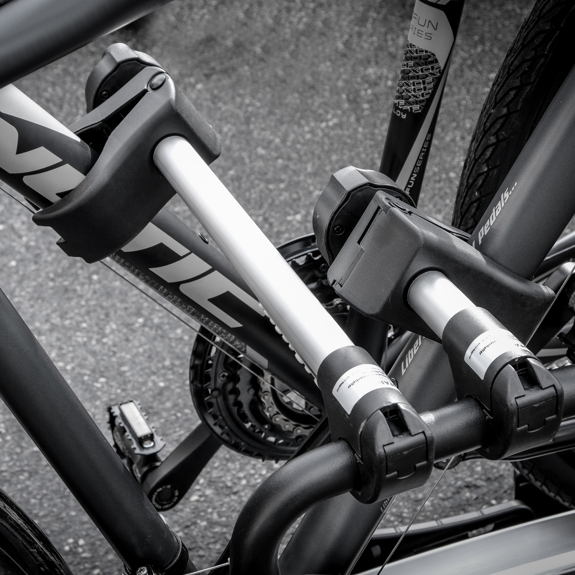 Rahmenhalter abnehmbar lang 32 cm Ø 25/30 mm