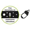 Strap-Rahmenhalter kurz 12 cm Ø 25/30 mm