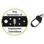 Strap-Rahmenhalter kurz 12 cm Ø 25/30 mm