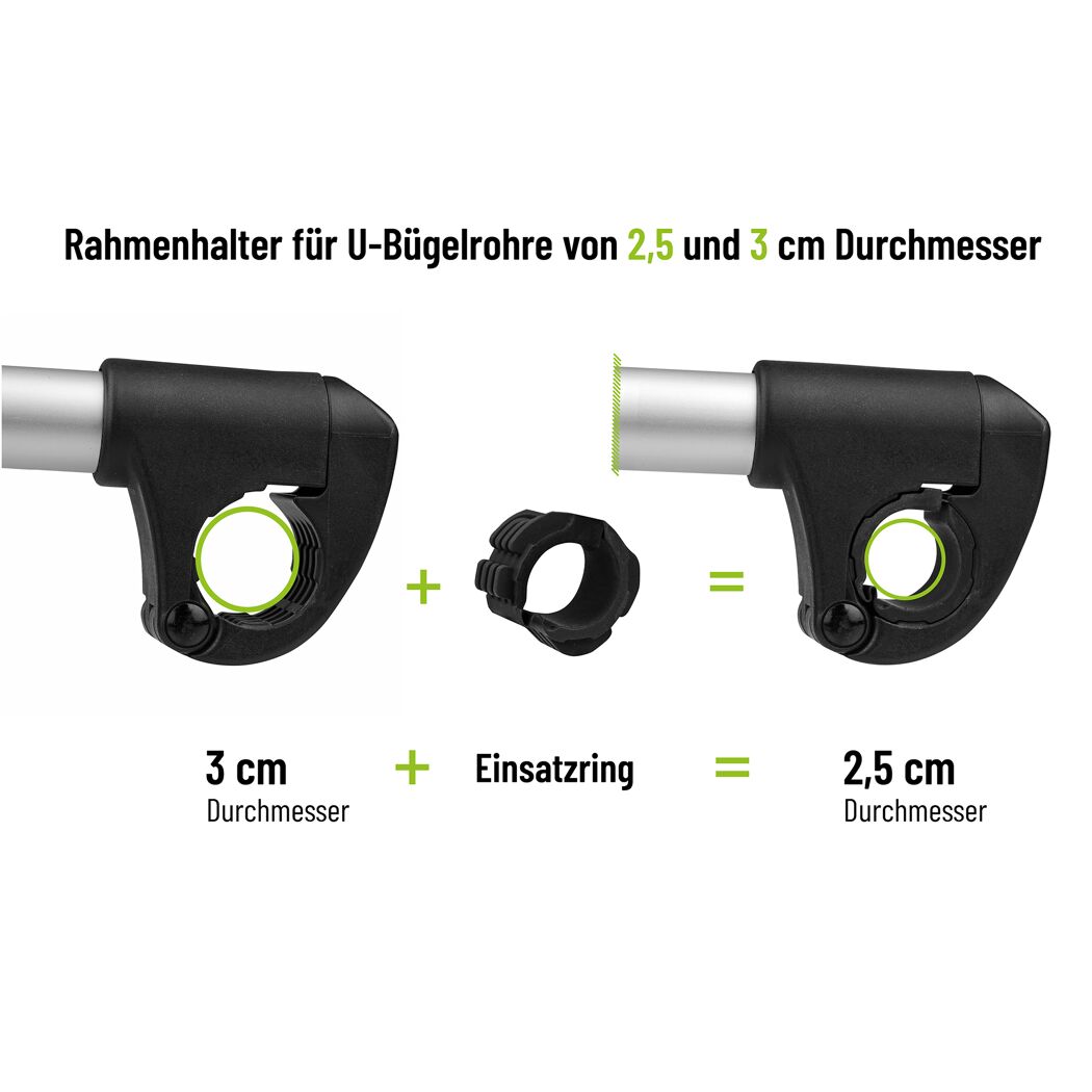 Strap-Rahmenhalter lang 31 cm Ø 25/30mm