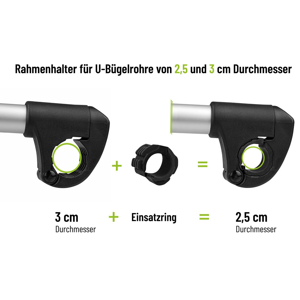 Strap-Rahmenhalter verstellbar 40 cm Ø 25/30mm