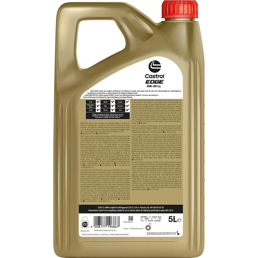 Motorenöl 'Edge 0W-30 LL' 5 l