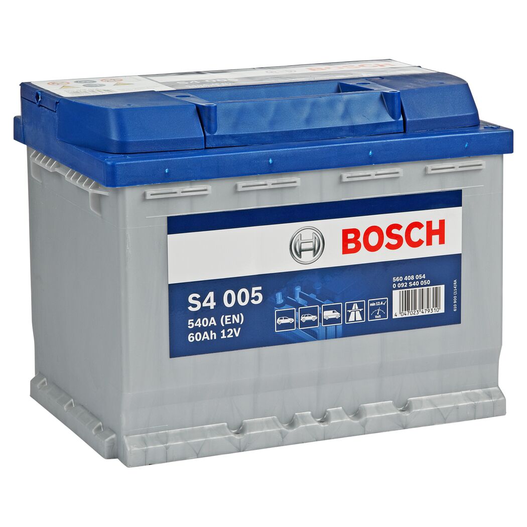 Autobatterie Bosch S4 005 540A (EN) 60Ah 12V