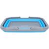 Wanne mit Henkel blau faltbar 38 x 28 x 4,5/15 cm