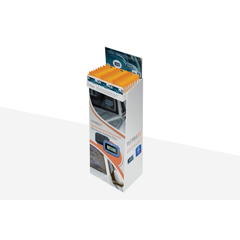 Verkaufsdisplay für elektronische Parkscheibe