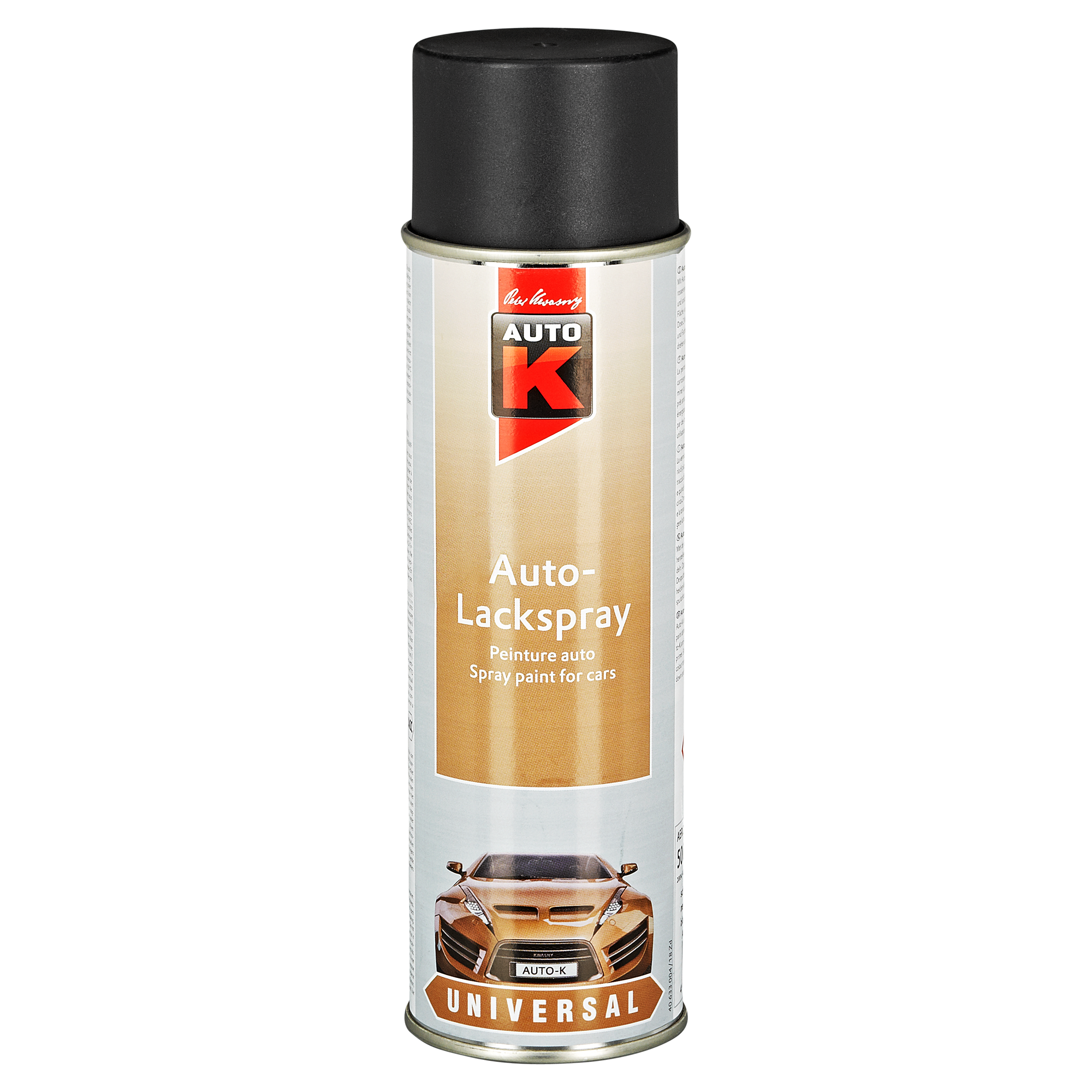 Auto-K Auto-Lackspray schwarz matt 500 ml + product picture