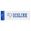 Blauer Dislike-Button.