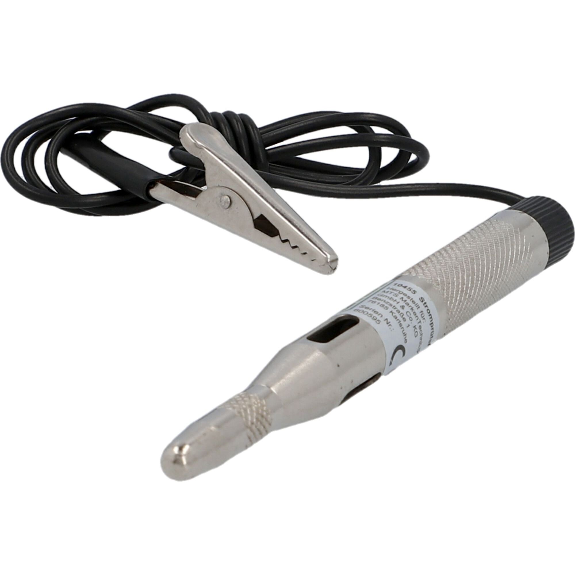 Spannungsprüfer 12V für Fahrzeuge mit Kabel und Krokodilklemme