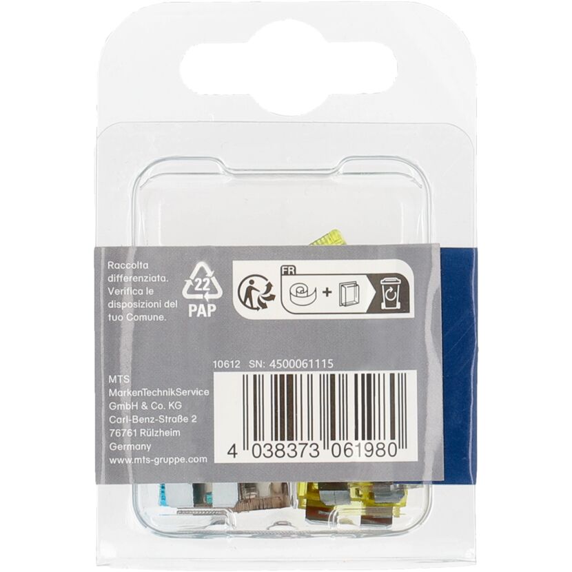 Flachstecksicherung Set 10tlg Catrend in Verpackung