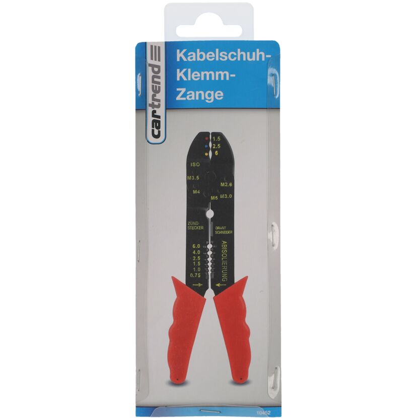 Kabelschuh-Klemm-Zange von Cartrend