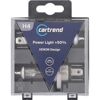 Zwei Cartrend H4 Power Light Fahrzeugscheinwerferlampen in Verpackung.