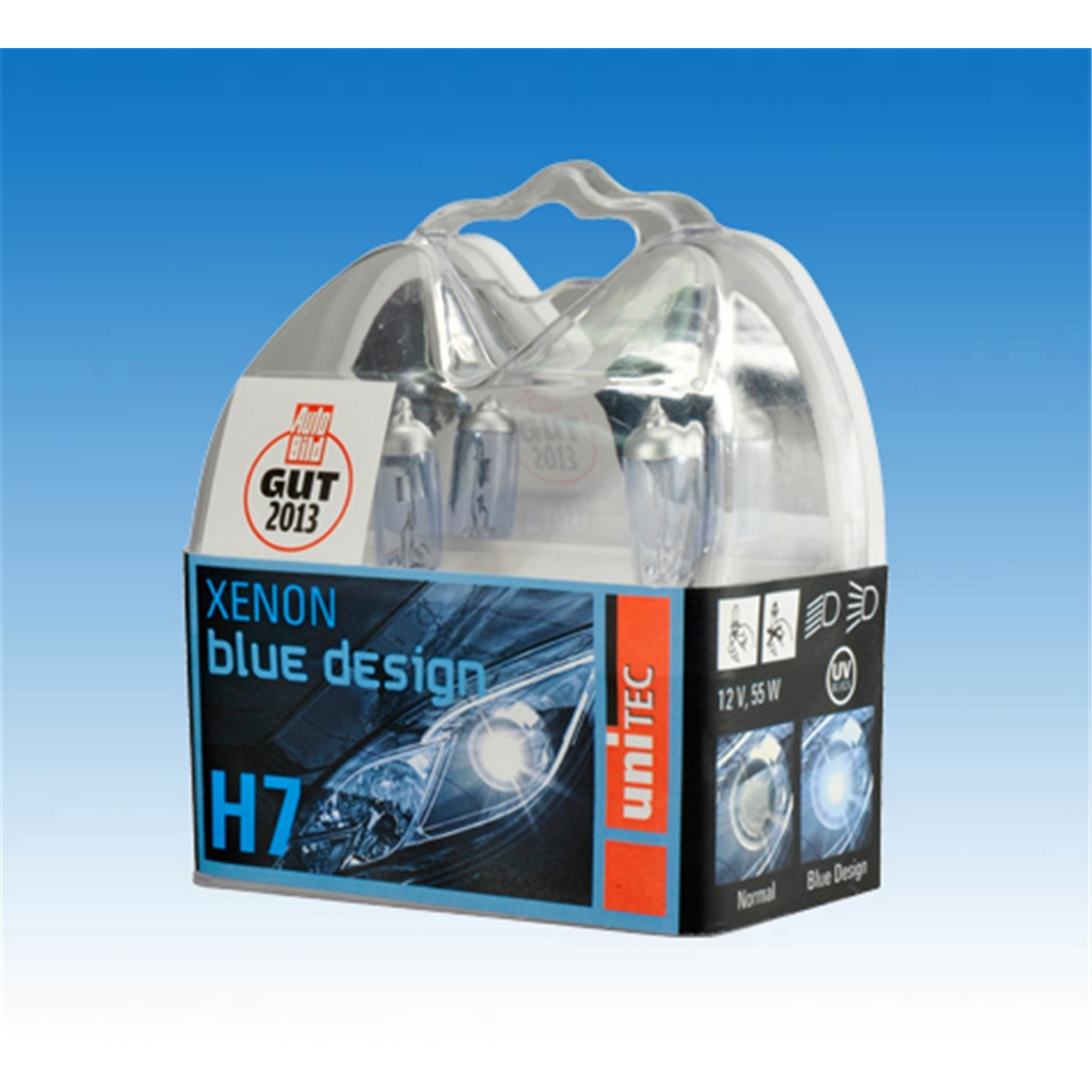 H7 XENON Blue Design 2er Set + product picture