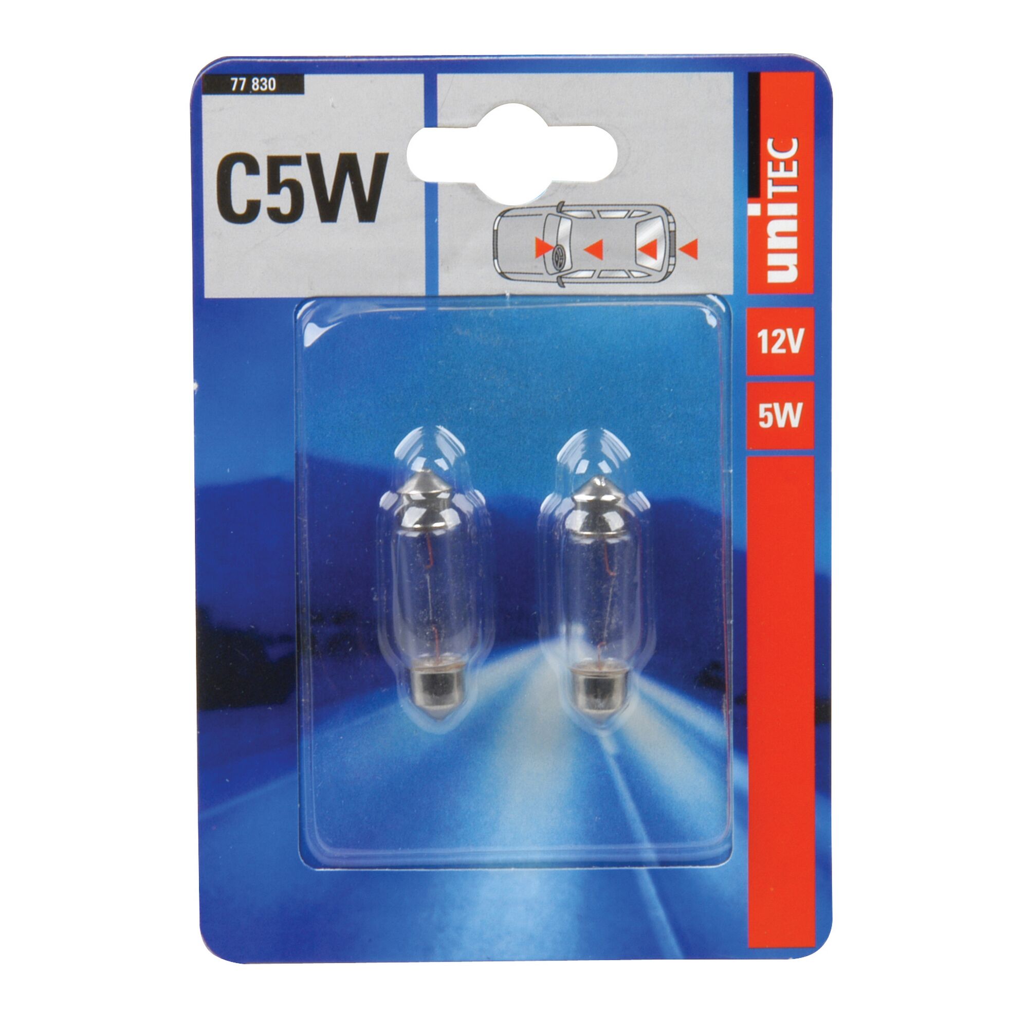 Zwei C5W Soffittenlampen in Verpackung