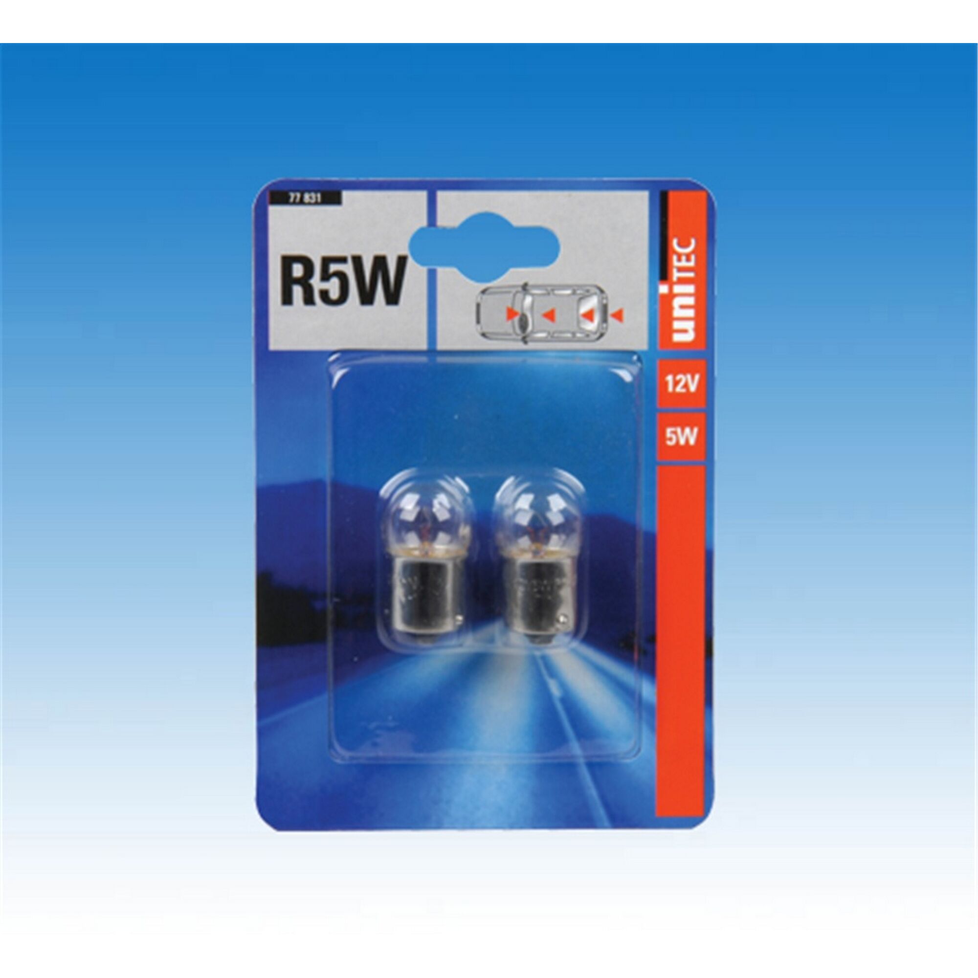 Zwei R5W Glühlampen in Blisterpackung