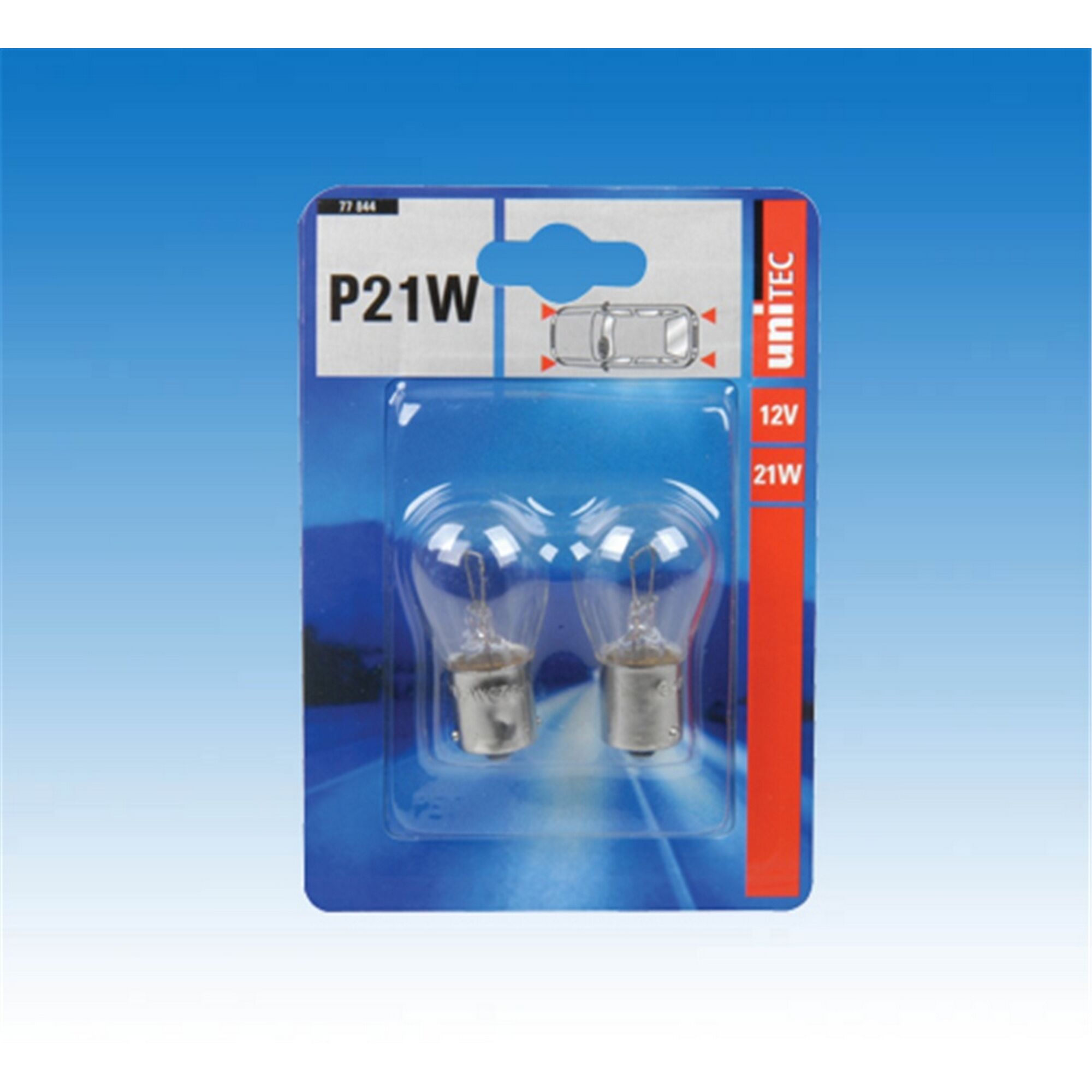 Zwei P21W Glühlampen in Blisterverpackung