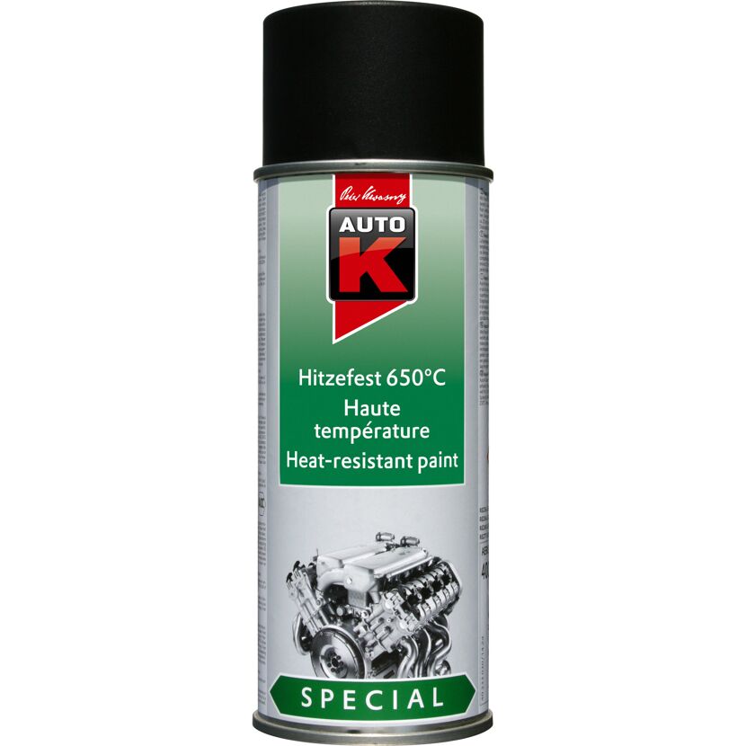 Auto-K Autolackspray Hitzefest 300°C schwarz 400 ml