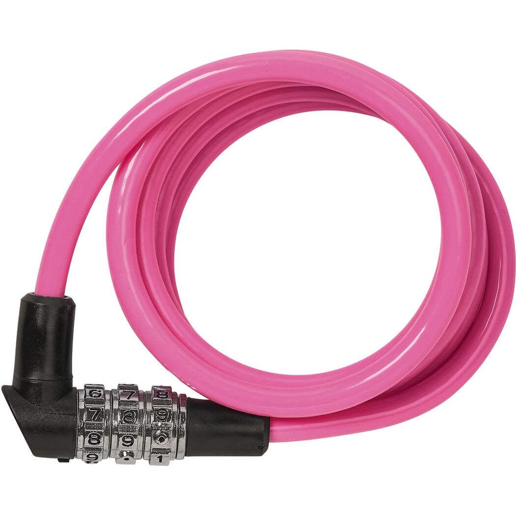 Pinkes Zahlenschloss für Fahrräder