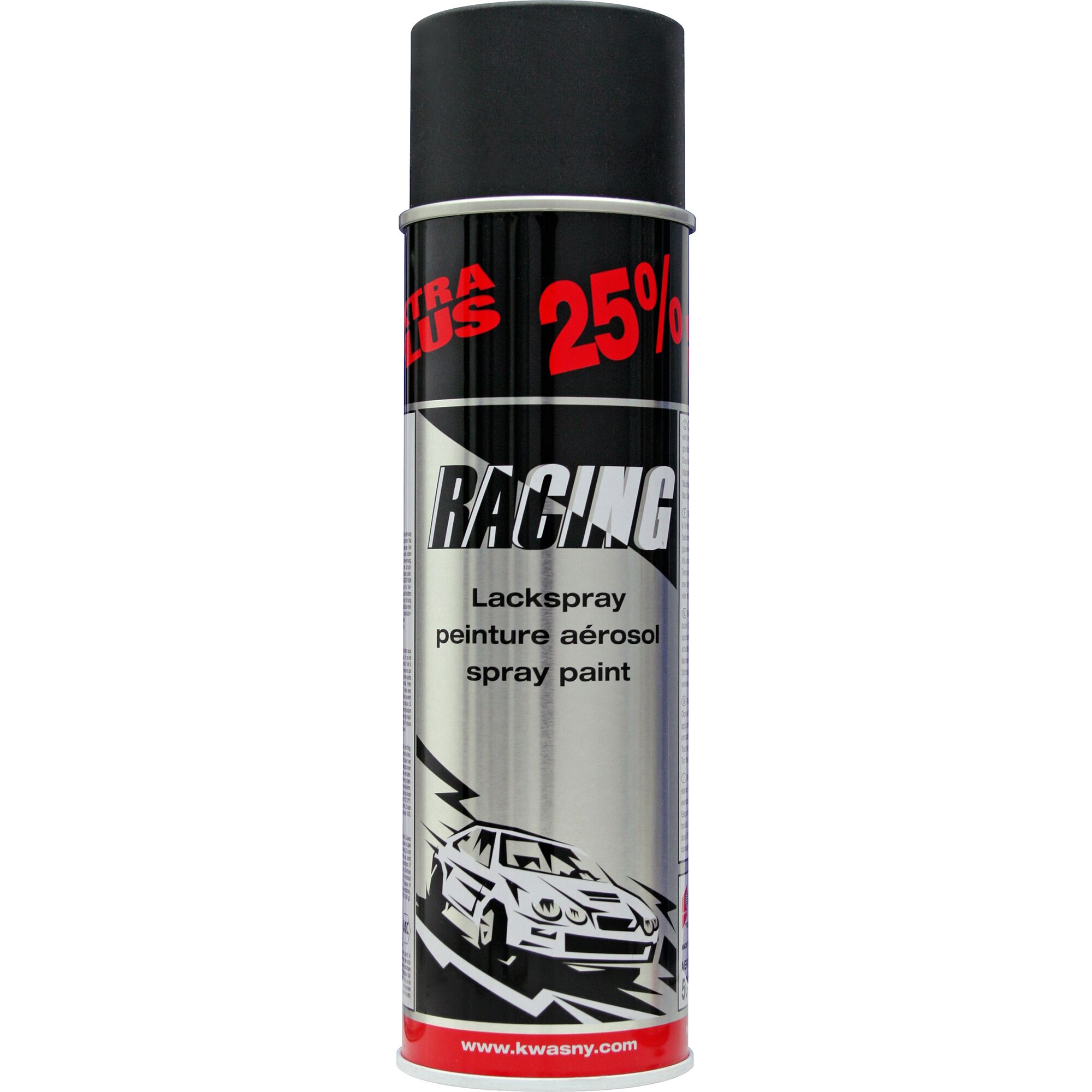 Schwarze Sprühdose Racing Lackspray