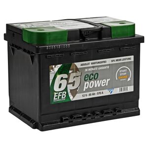Autobatterie 'Eco Power' 12 V 65 Ah