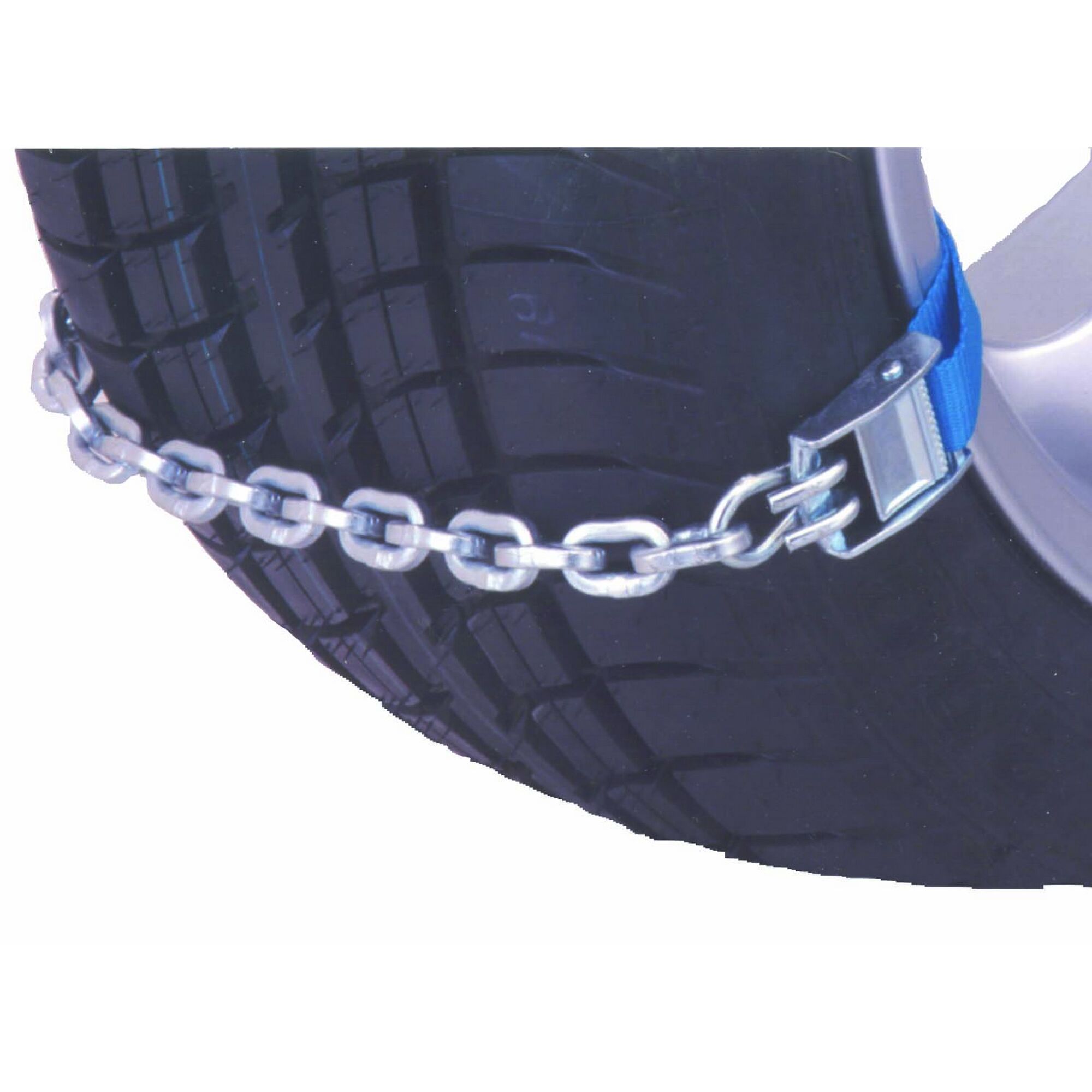 Anfahrhilfe an Reifen befestigt