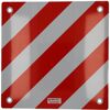 Warntafel für Italien rot/weiß Metall 50 x 50 cm
