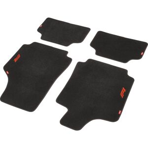 Auto-Fußmatten-Set 'CM470' schwarz/rot 4-teilig
