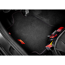 Verkleinertes Bild von Auto-Fußmatten-Set 'CM470' schwarz/rot 4-teilig