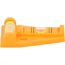 Mini-Wasserwaage mit zwei Libellen orange 58 x 43 mm