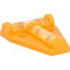 Mini-Wasserwaage mit zwei Libellen orange 58 x 43 mm