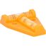 Mini-Wasserwaage mit zwei Libellen orange 58 x 43 mm