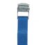 Blauer Spanngurt mit Klemmverschluss
