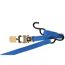 Blauer Spanngurt mit Haken