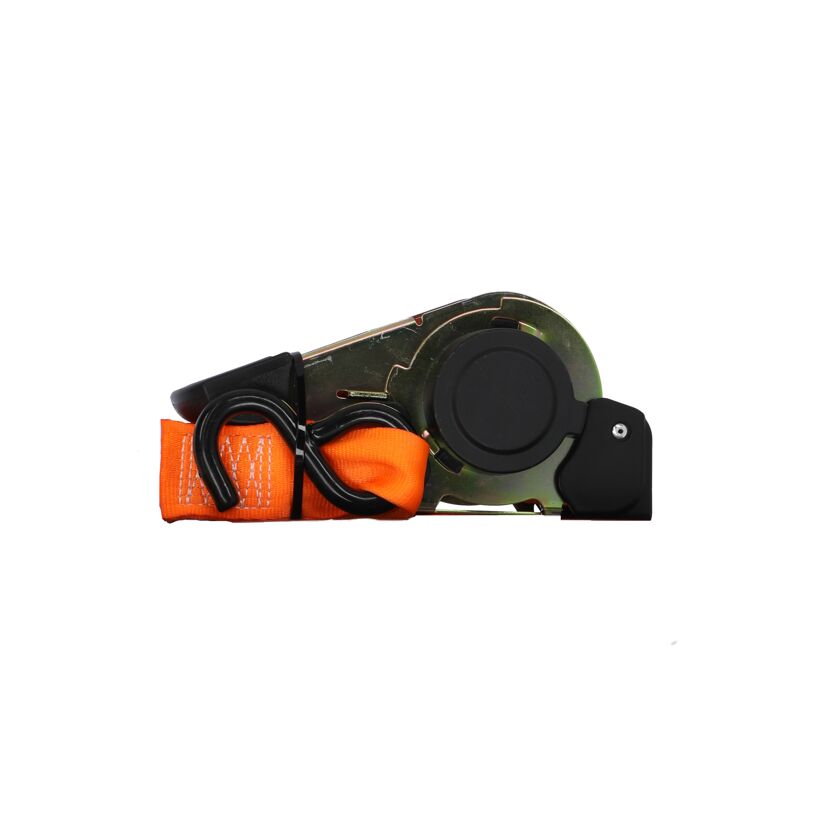 Ratschengurt mit Haken, orange und schwarz