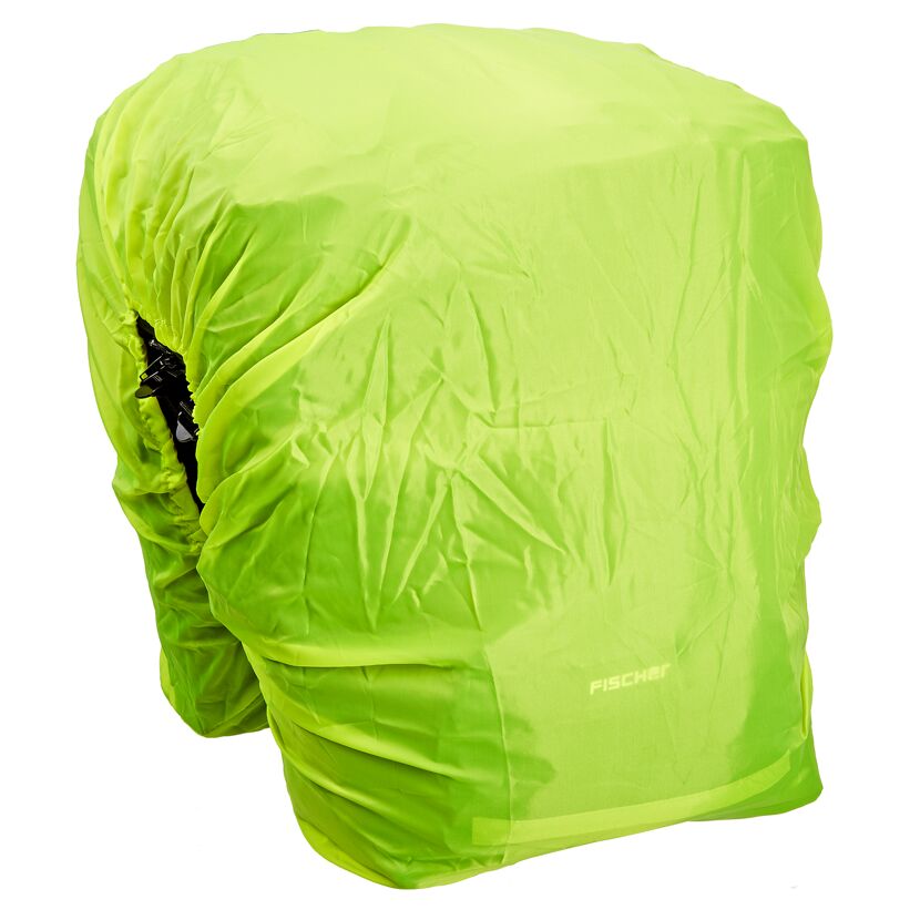 Grüne Fischer Gepäcktasche mit Kordelzug.