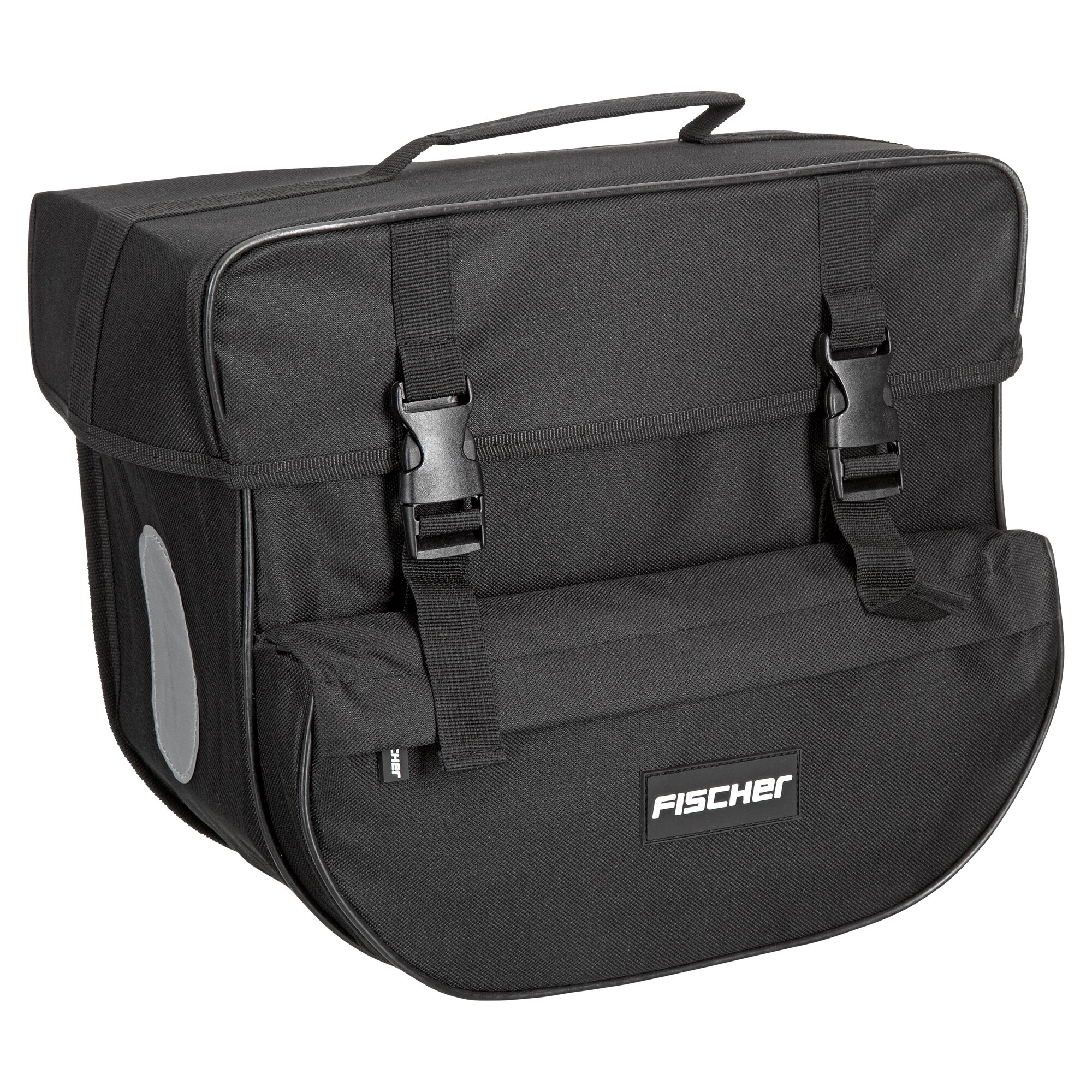 Schwarze FISCHER Fahrradtasche