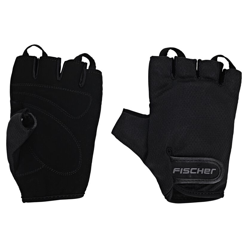 Schwarze Fischer Fahrradhandschuhe