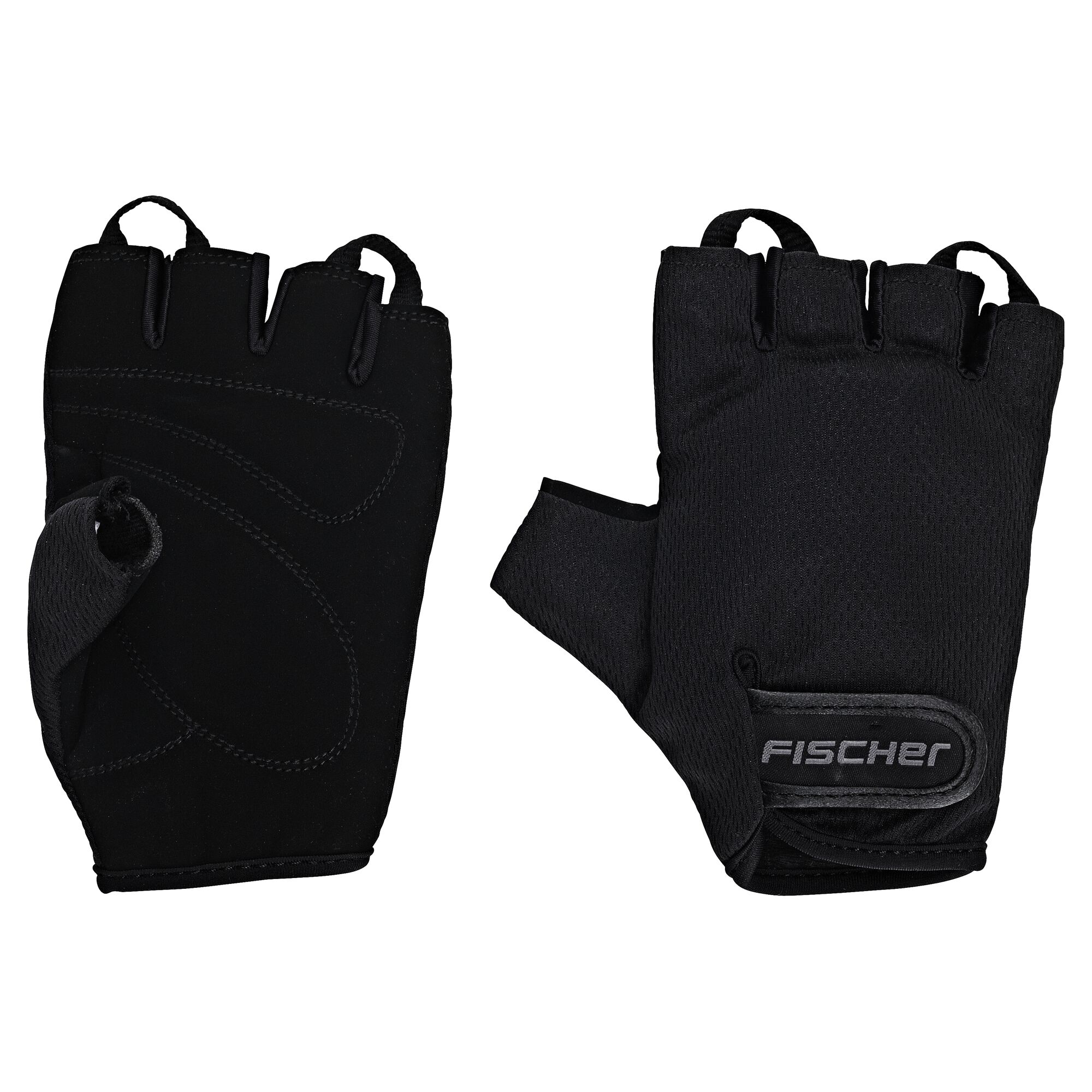 Schwarze Fischer Fahrradhandschuhe