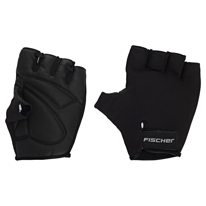 Schwarze Fischer Fahrradhandschuhe