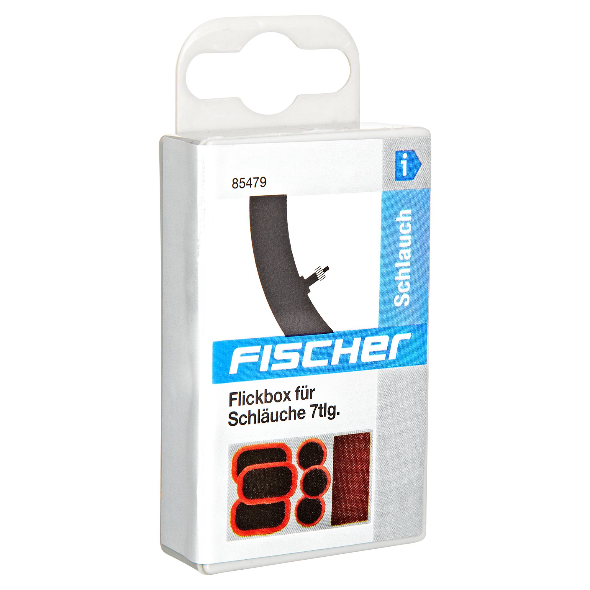 Fischer Flickbox für Fahrradschläuche 7-tlg. + product picture