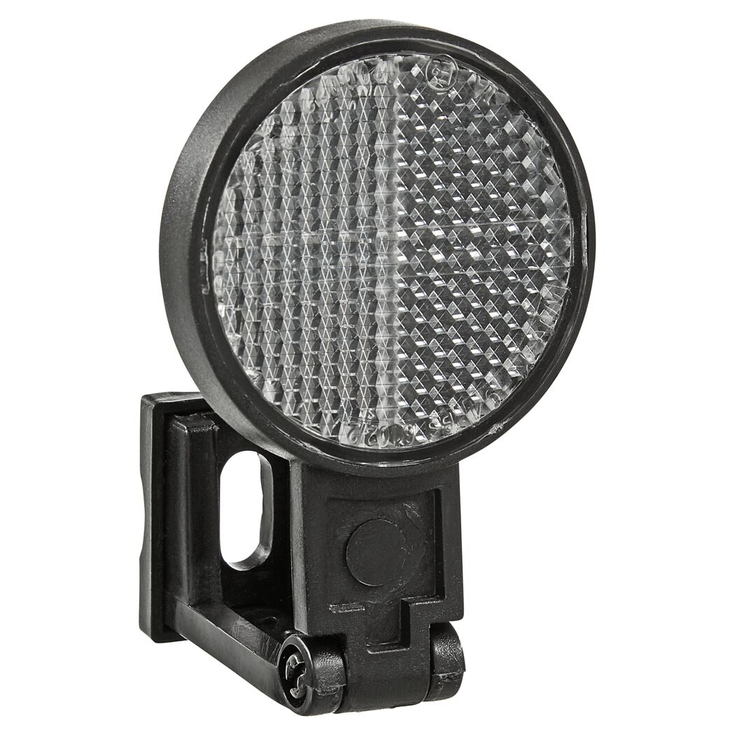 Schwarzer Frontreflektor für Fahrräder