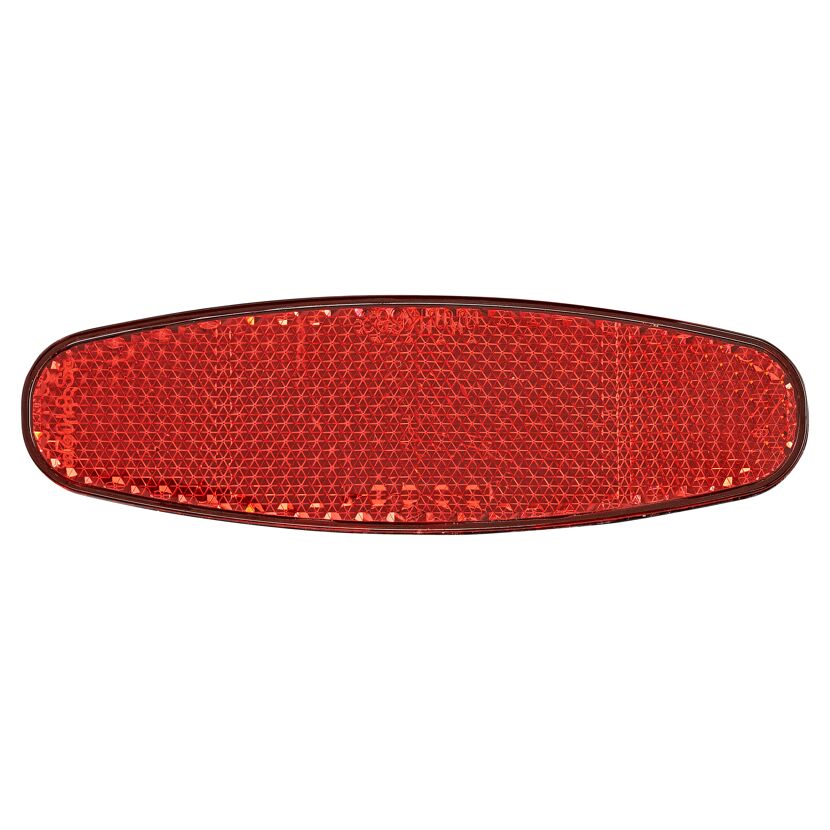 Roter Reflektor für Gepäckträger