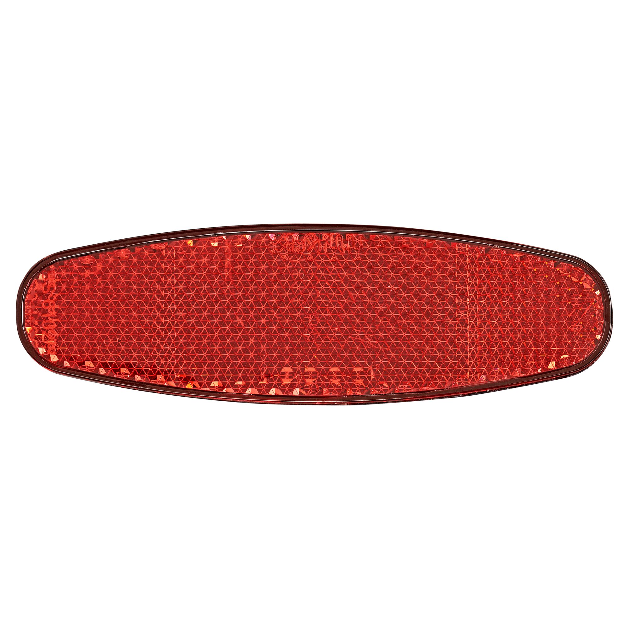Roter Reflektor für Gepäckträger