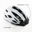 Weißer Fahrradhelm Fischer Urban Lano mit Insektengitter und abnehmbarem Visor