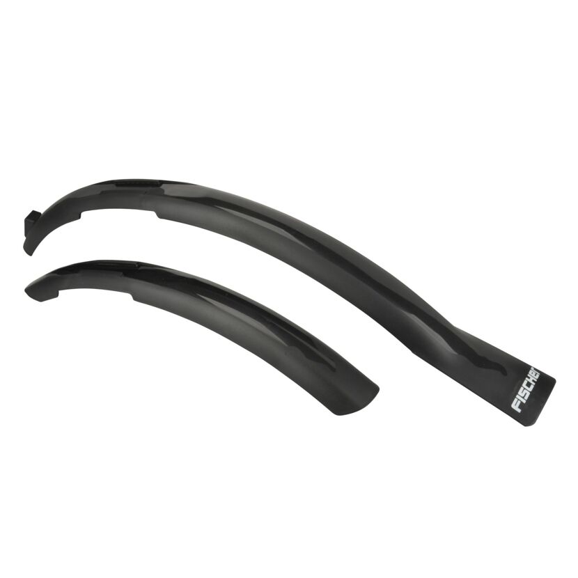 Schwarzes Fischer Spritzschutz-Set für Fahrräder