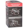 Schwarze Handytasche am Fahrradrahmen befestigt